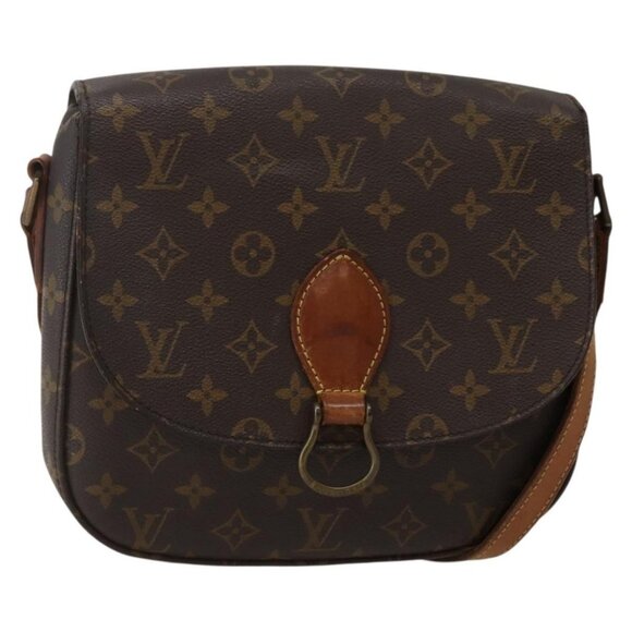 Authentic LOUIS VUITTON Monogram Saint Cloud GM Shoulder Bag M51242 LV
